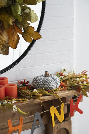 Knite Pumpkin Ornament Decor For Holiday Harvest Festival Fall Festival & Thanksgiving