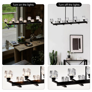 10-Light Chandelier for Dining Room