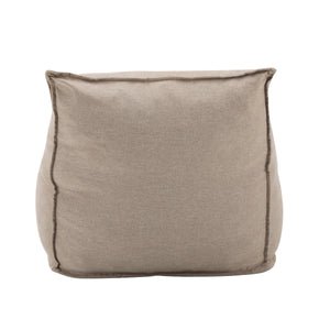 Perry Outdoor Bean Bag Lounge Chair Set of 2 in Beige