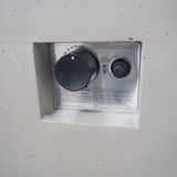 AIDAN 31' Square Fire Pit 40,000 BTU Light Grey Magnesium Oxide 31.25'