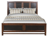 King Size Panel Bed Two-Tone Finish