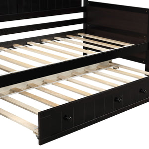 Wooden Daybed, Sofa Bed, No Box Spring Needed