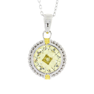 Cubic Zirconium Fashion Pendants Sterling Silver