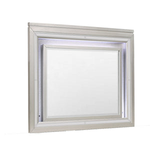 Cross - Glam Mirror With LED - Champagne