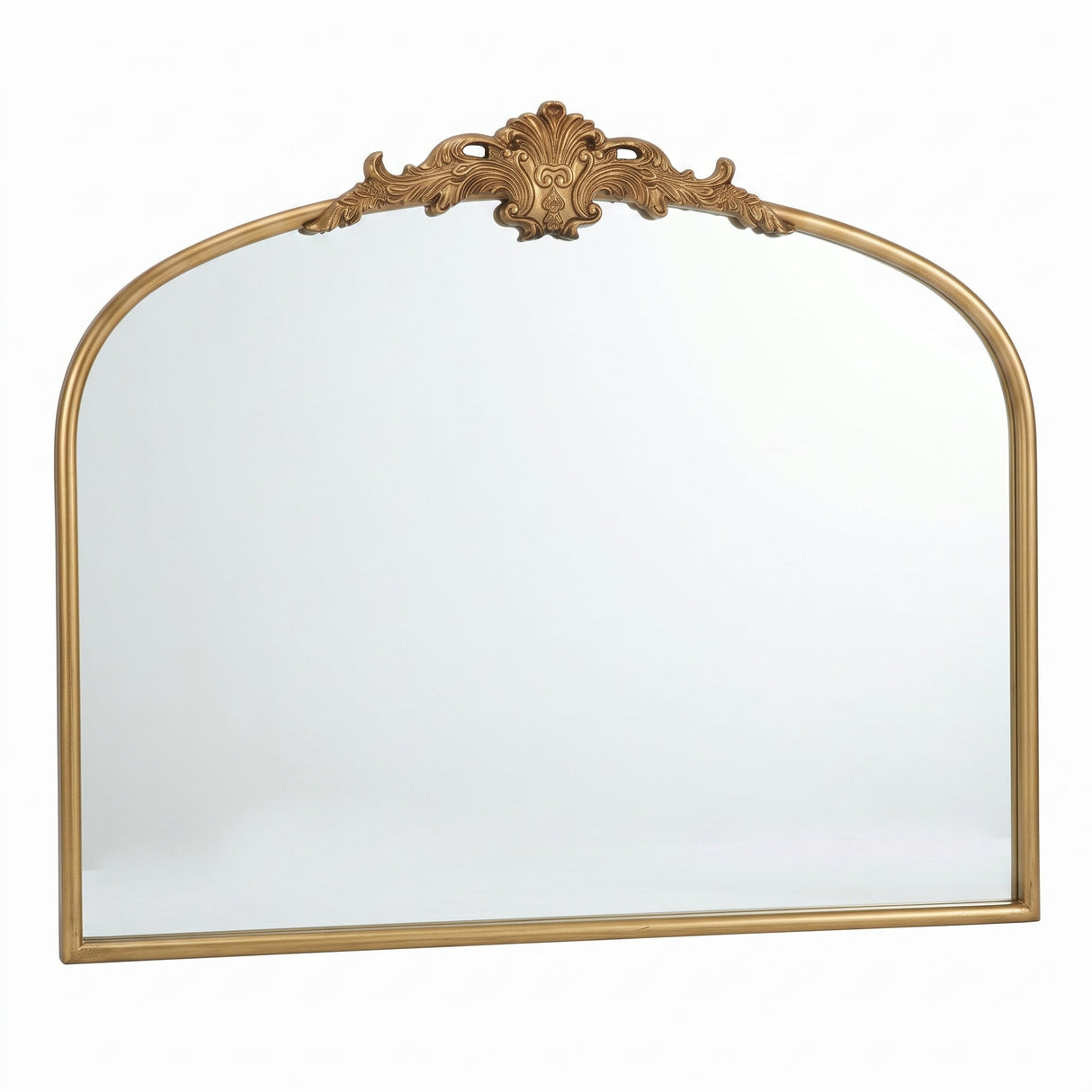 32''x24.4'' Baroque Vintage Arched Wall Mirror