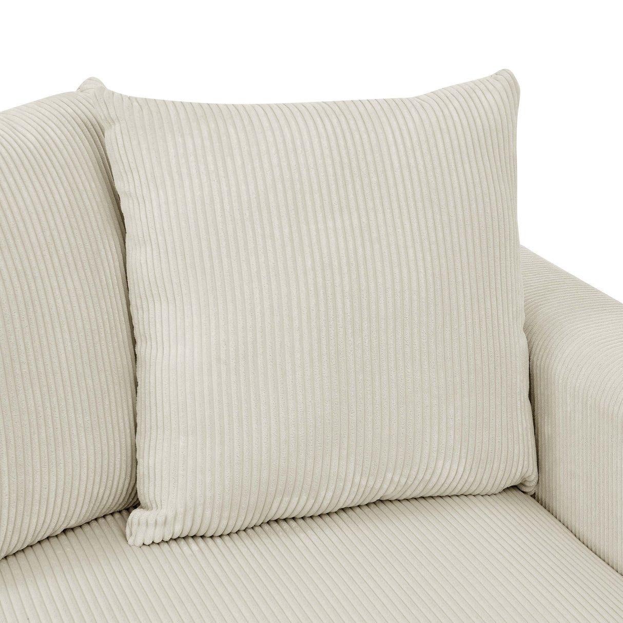The Haven Six-Piece Modular Corduroy Sectional