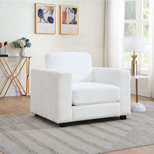 Oversized Accent Chair with Wide Arms for Living Room