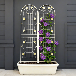 2 Pack Metal Garden Trellis 71" x 19.7"