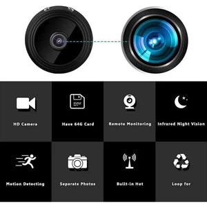 Mini Wireless Magnetic Camera with Audio and Video Live Feed
