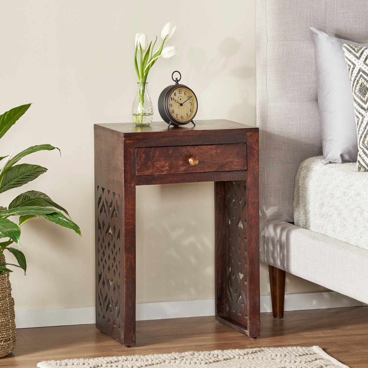 Carved Night Stand