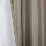 Twist Tab Total Blackout Window Curtain Panel Pewter 50x95" Blackout