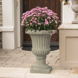 Italian Urn Antique Green Planter