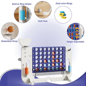 4 To Score Giant Game Set With Bag & Jumbo Connect 4