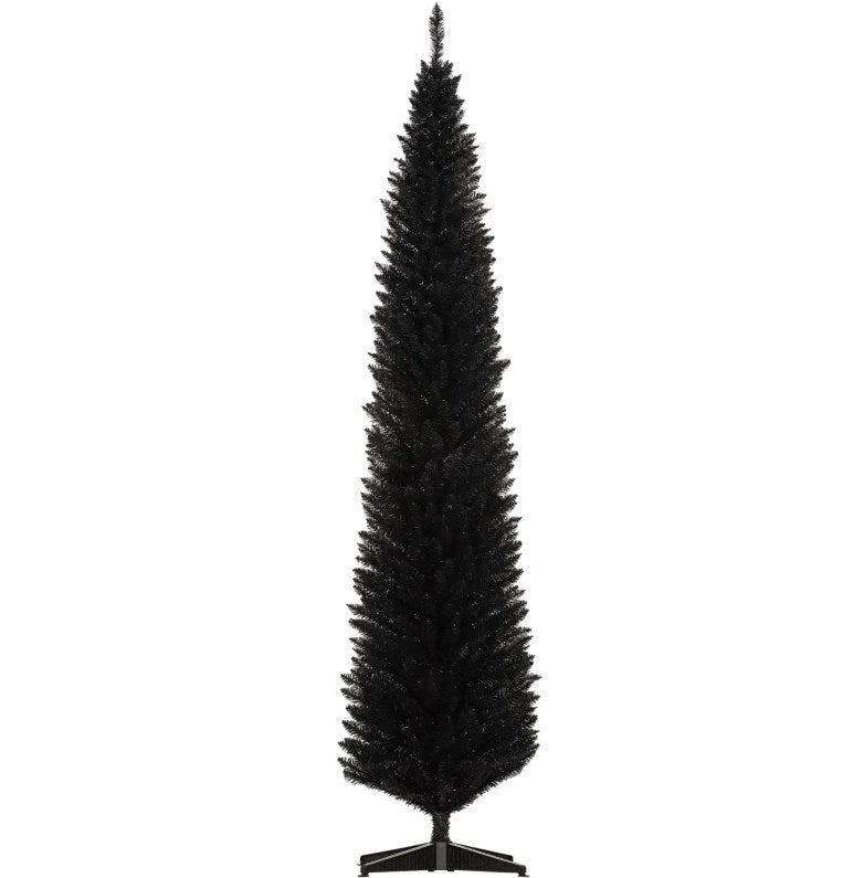Classic Pencil Christmas Tree with Easy Setup - 8ft Tall