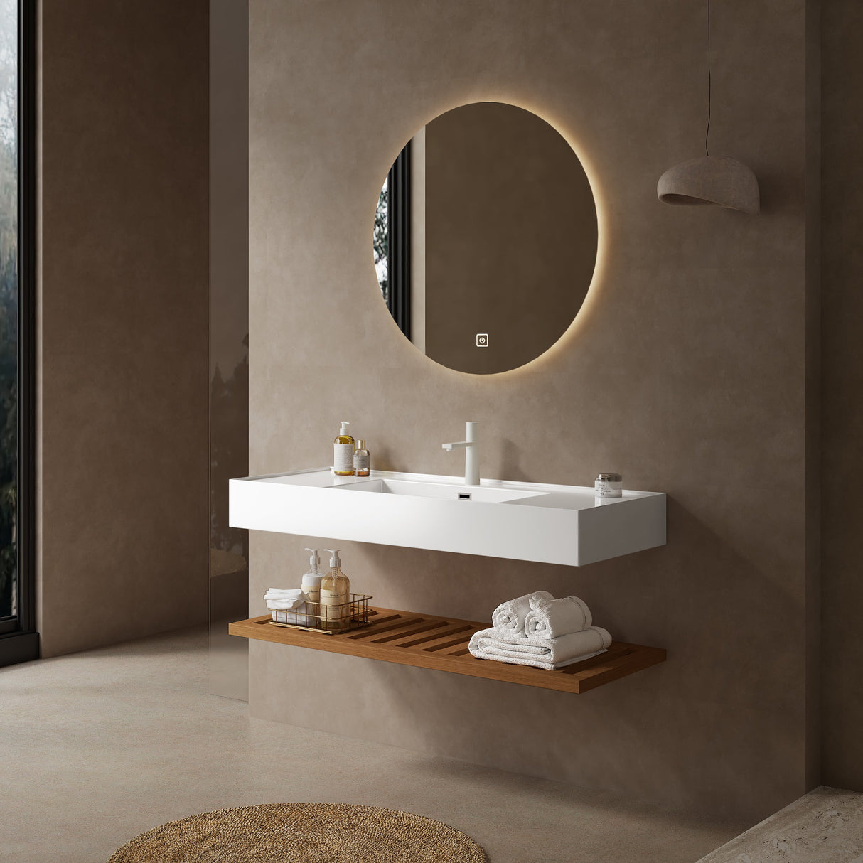 LEDE 48" Bathroom Vanity with Vessel Sink