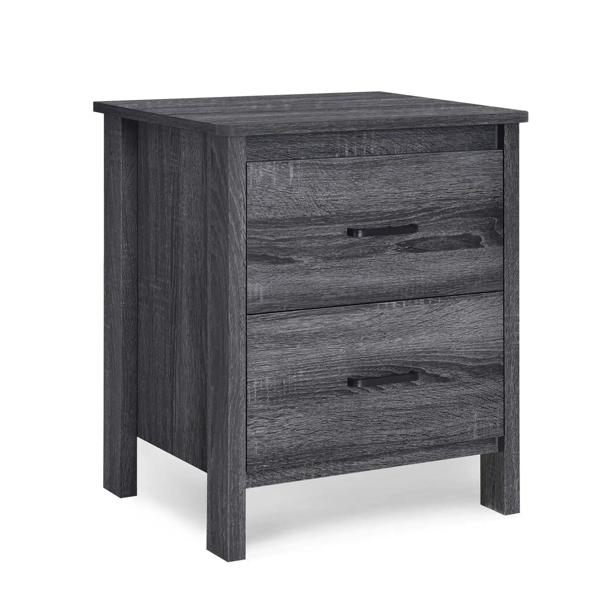 Titeca Contemporary Wood 2 Drawer Nightstand