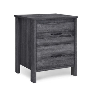 Titeca Contemporary Wood 2 Drawer Nightstand
