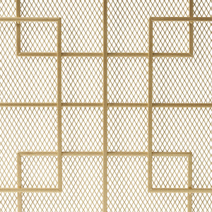 Dorothy Modern Single Panel Iron Fire Screen