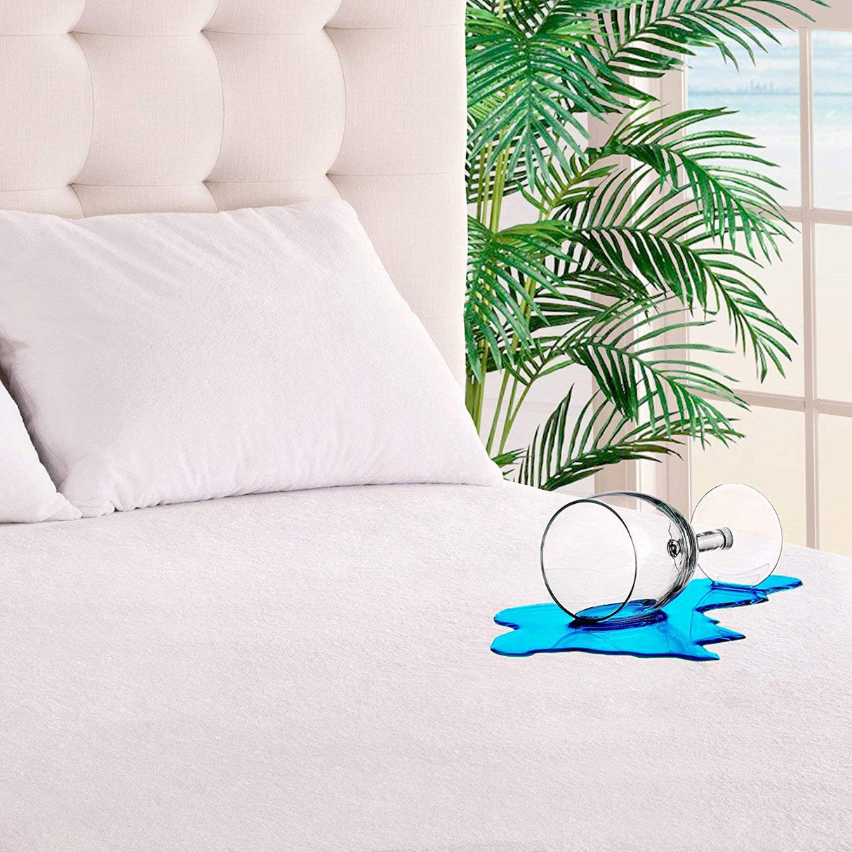 Mattress Encasement Protector - Blocks Out Liquids, Bed Bugs, Dust Mites and Allergens