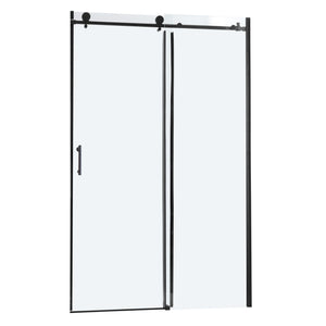 Single Sliding Bypass Shower Door Enclosure With Tempered Glass