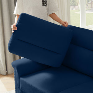 3 Seater Elegant Stationary Sofa