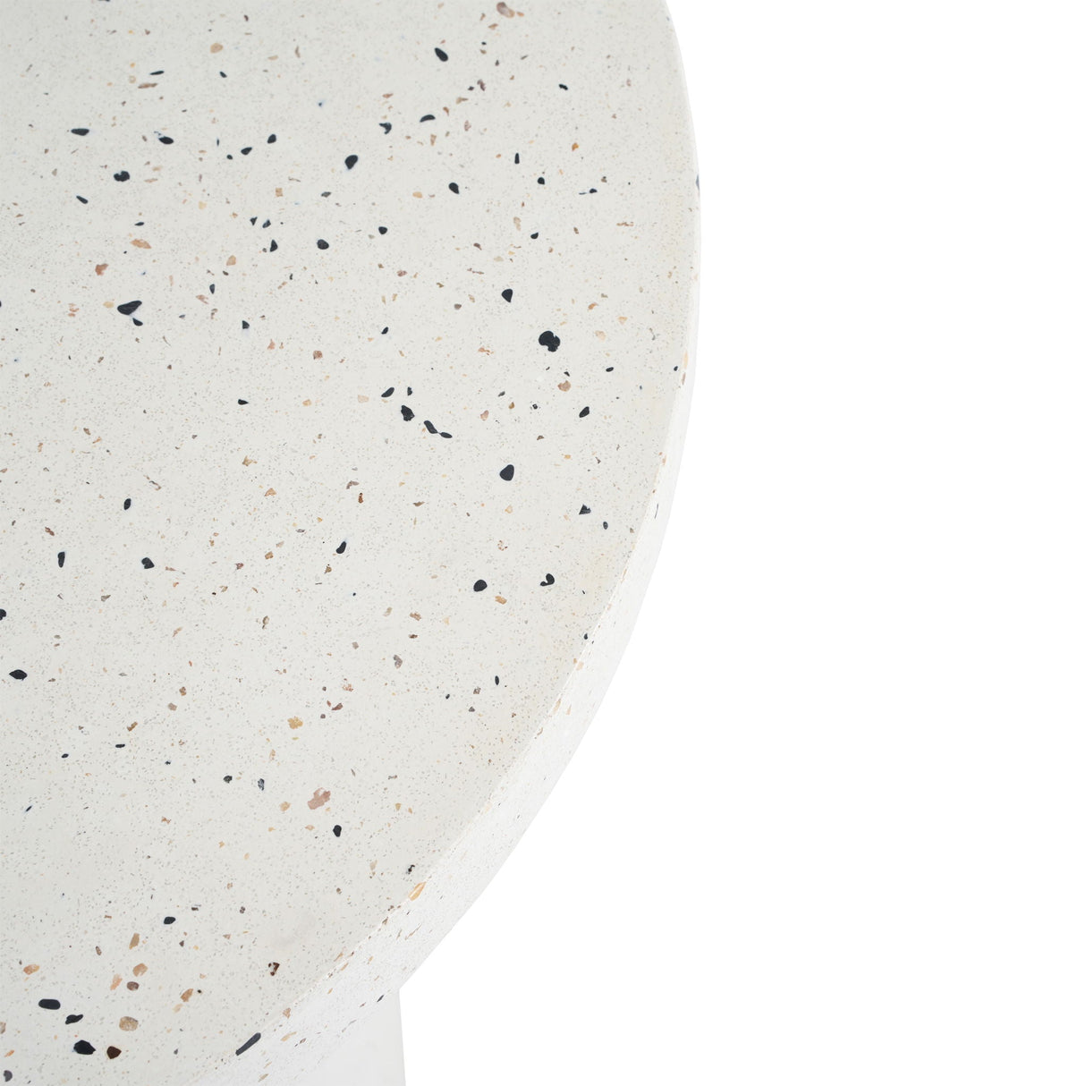 Terrazzo - Outdoor Side Table - White
