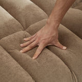 83'' Futon Sofa Bed with Adjustable Backrest and 2 Pillows