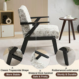 Mid-Century Modern Lounge Armchair - Seat Cushion (Beige + Grey)