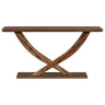Console Table With Cross Leg Base and Reinforced Support Plate