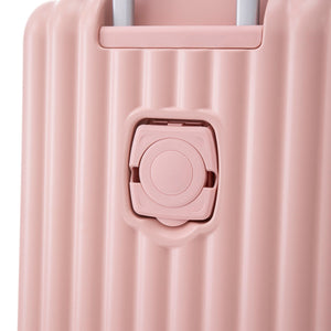 20" / 24" / 28" 3 Pieces / Set Spinner Wheel Luggage, Carry On Suitcase, With Cup Holder & USB Port & Phone Holder