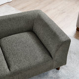 Modern Rectangular Pet Sofa with Backrest and Armrests