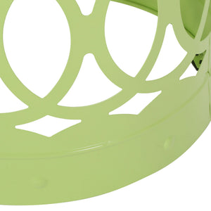Outdoor Metal S/2 End Table