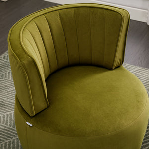 360 Degree Swivel Cuddle Barrel Accent Sofa Chair
