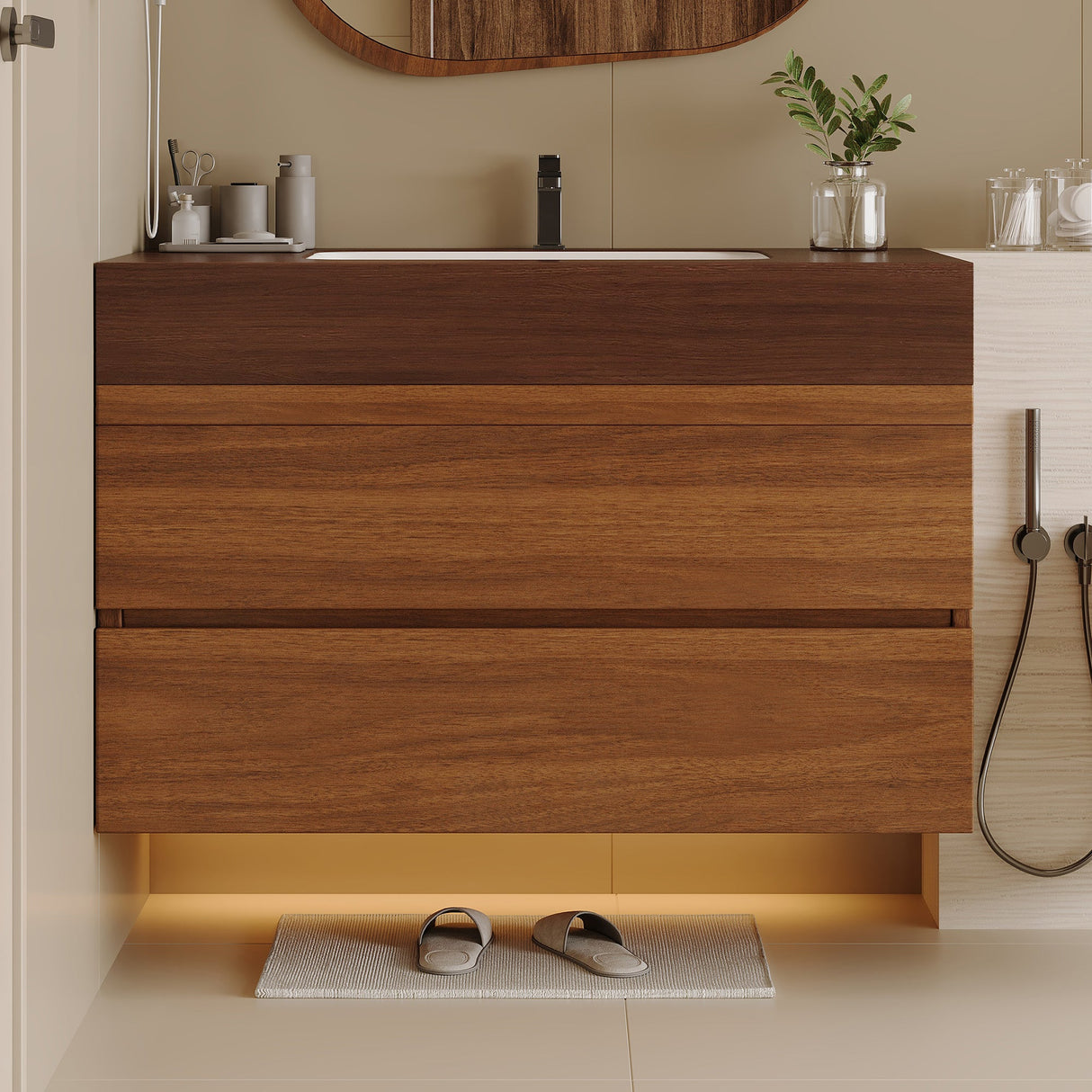 29.9" Modern Floating Bathroom Vanity