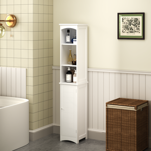 64.17'' Tall Bathroom Storage Cabinet