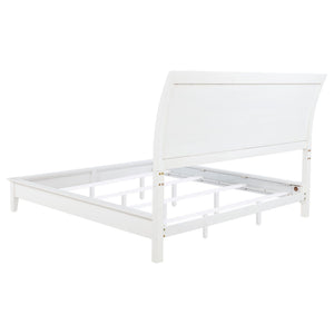 Bexhill 56-inch Upholstered Eastern King Panel Bed White