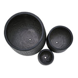 U_Style Egg-Shaped Lightweight MGO Outdoor Planter Set of 3