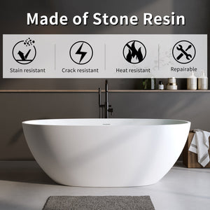 59'' Solid Surface Matte Tub