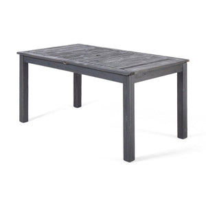 9-Piece Outdoor Dining Set with Extendable Acacia Wood Table and Cushioned Chairs