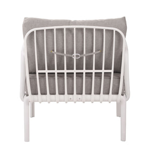 Outdoor Patio Club Chair, Waterproof Thick Cushion Deep Seating