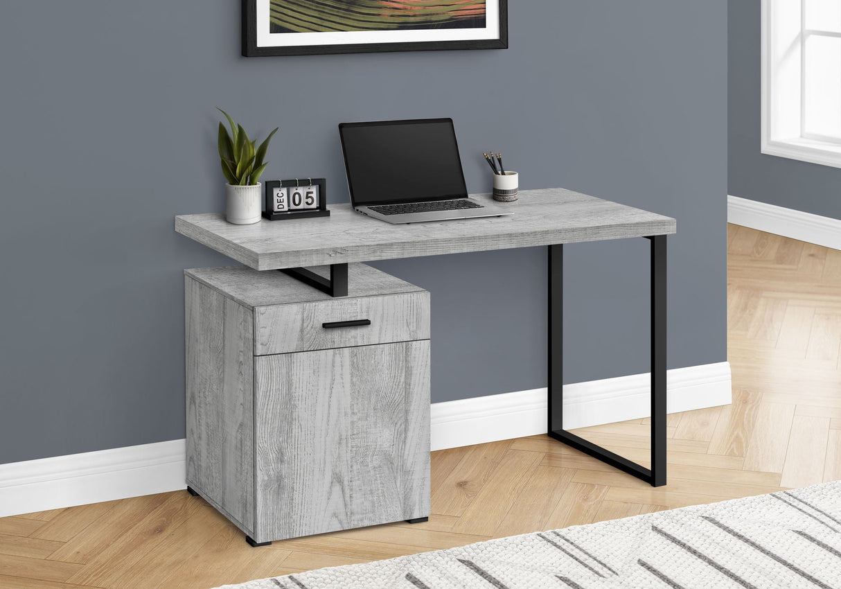 Contemporary Computer Desk with Storage Drawers