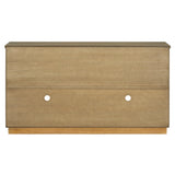Arched Storage Cabinet with Glass Doors