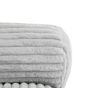 Latina - Indoor Foldbable Bean Bag Lounge Chair - Light Gray