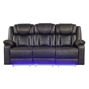 Challenger - LED Power Recliner Sofa