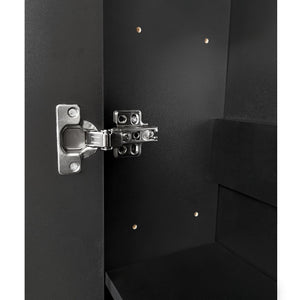On Trend Multifunctional Tipping Bucket Shoe Cabinet With Storage Shelf & 6 Flip Drawers