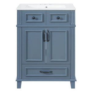 Bathroom Vanity With Sink, Storage Cabinet