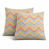2 Pack Outdoor Throw Pillows, Waterproof & Fade-Resistant