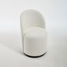 360 Degree Swivel Armless Dining Barrel Chair with Stain-Resistant Upholstery - Multiple Colors