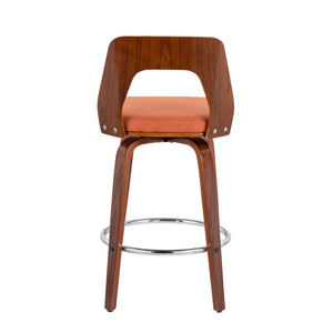 Trilogy - Mid Century Modern Counter Stool (Set of 2)