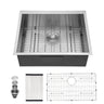 Modern Style Undermount Sink With Stainless Steel, Deep Single Bowl